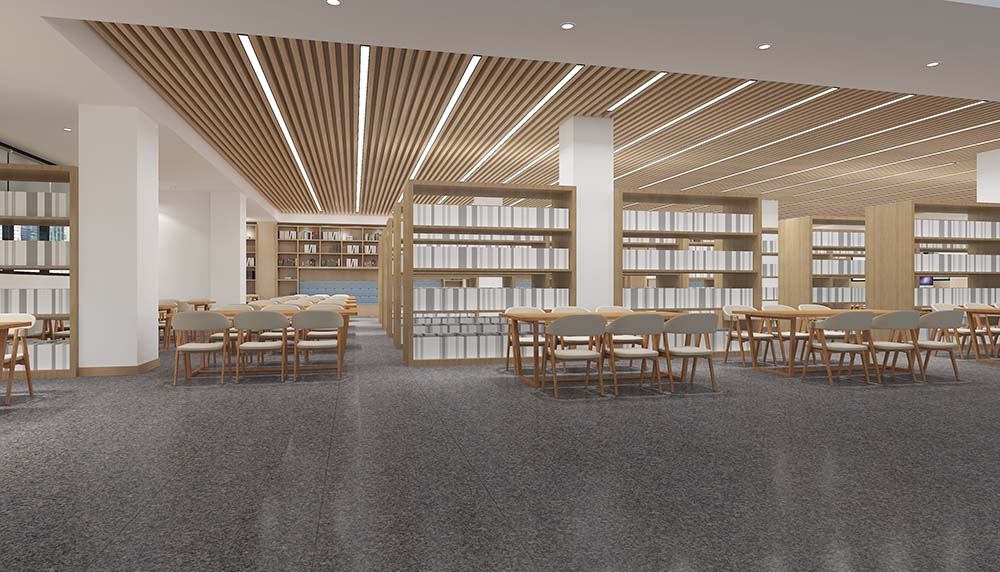 二层中学阅读室角度1