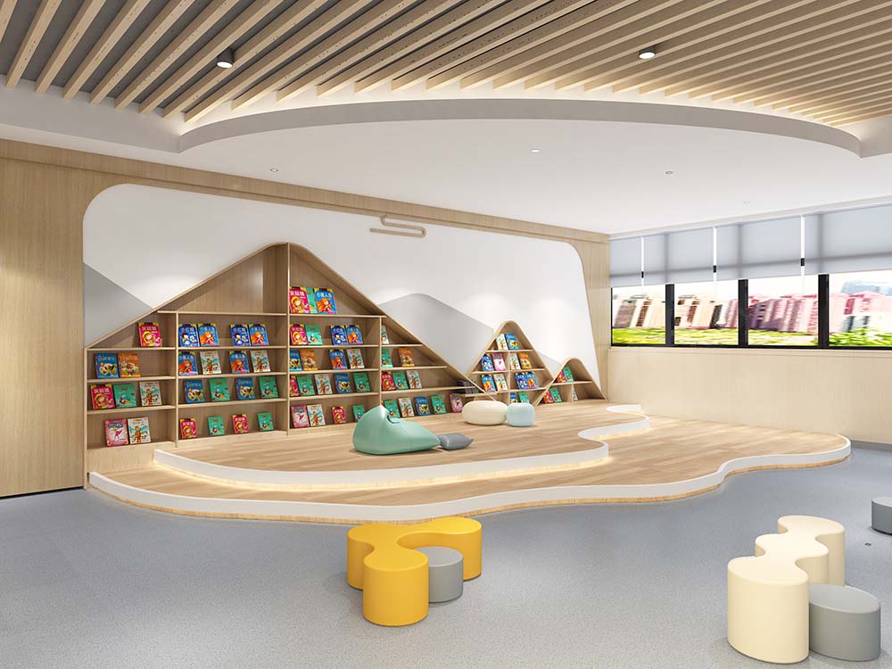 二层小学阅读室